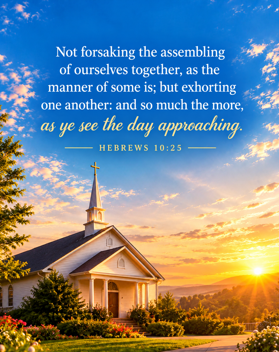 Congregation gathered in worship